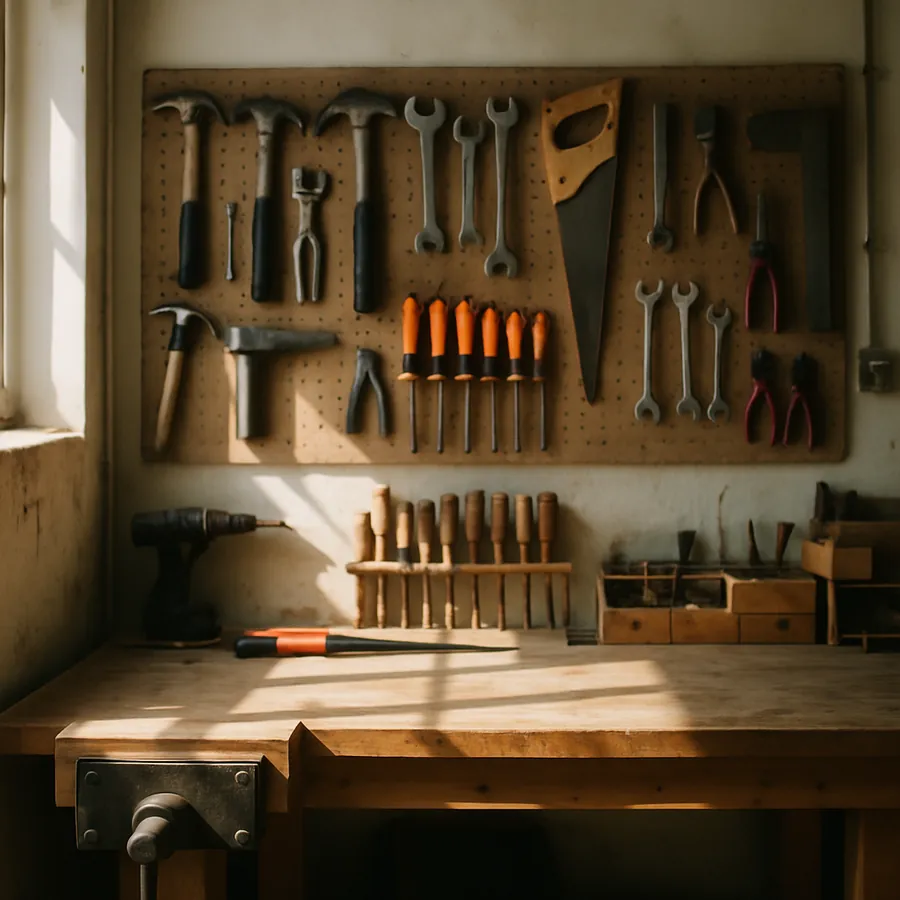 A tradesperson's workshop